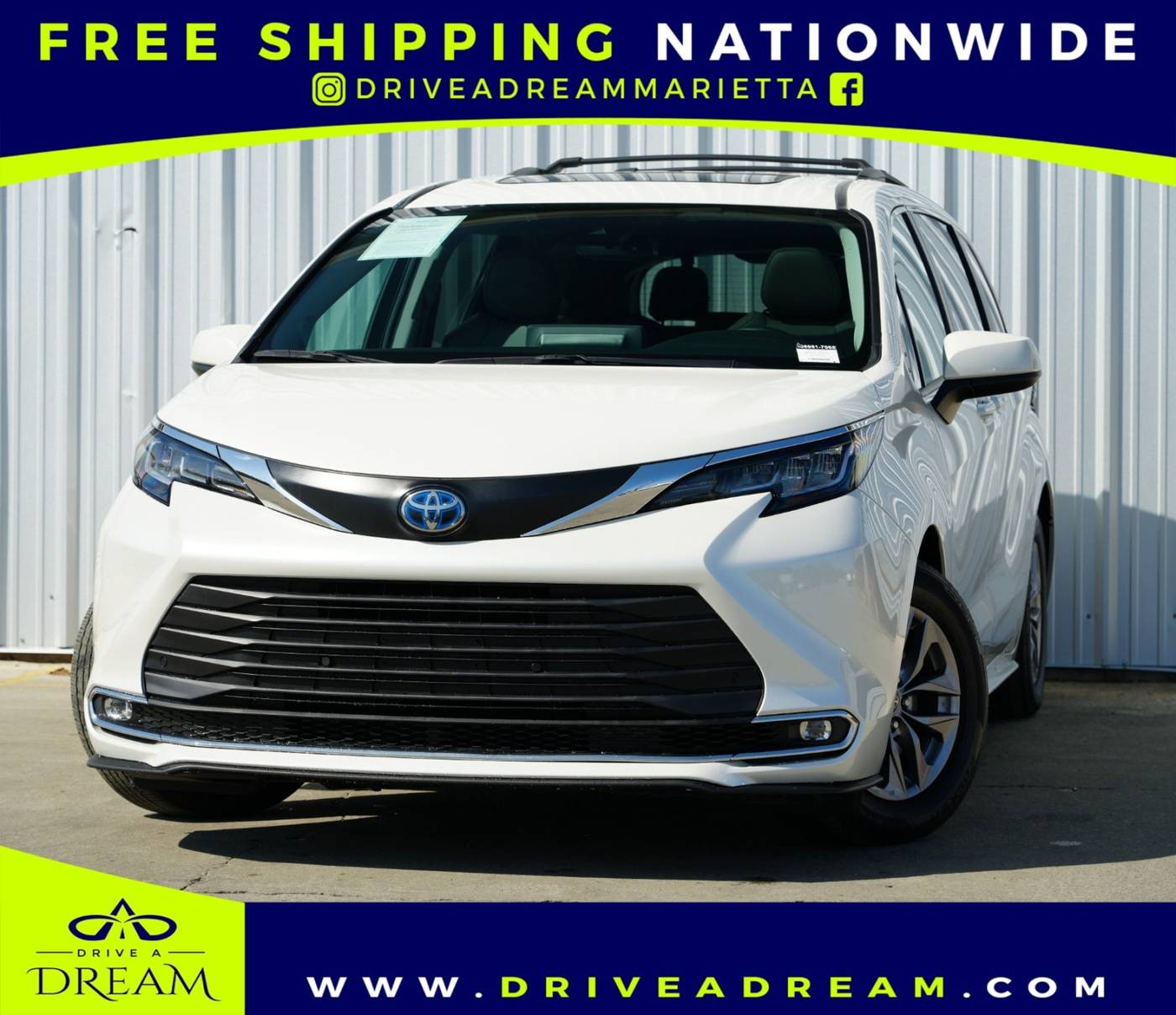 2021 Toyota Sienna XLE — Minivan — 38,257 mi — Marietta, GA