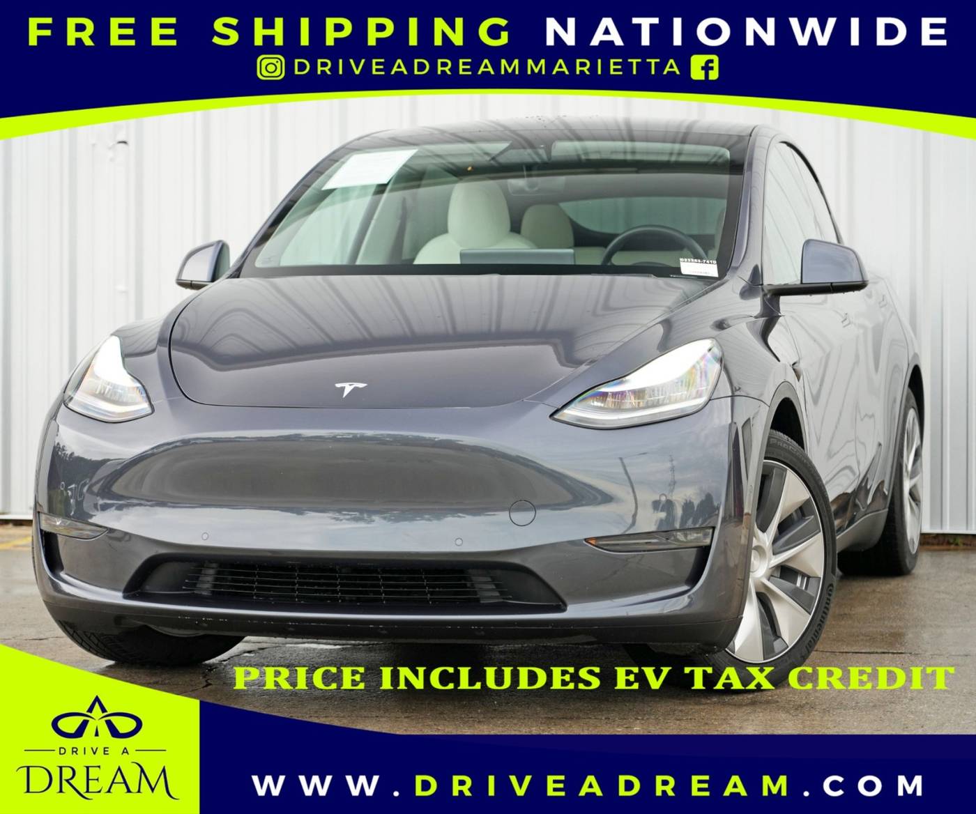 2020 Tesla Model Y Long Range — SUV — 44,662 mi — Marietta, GA