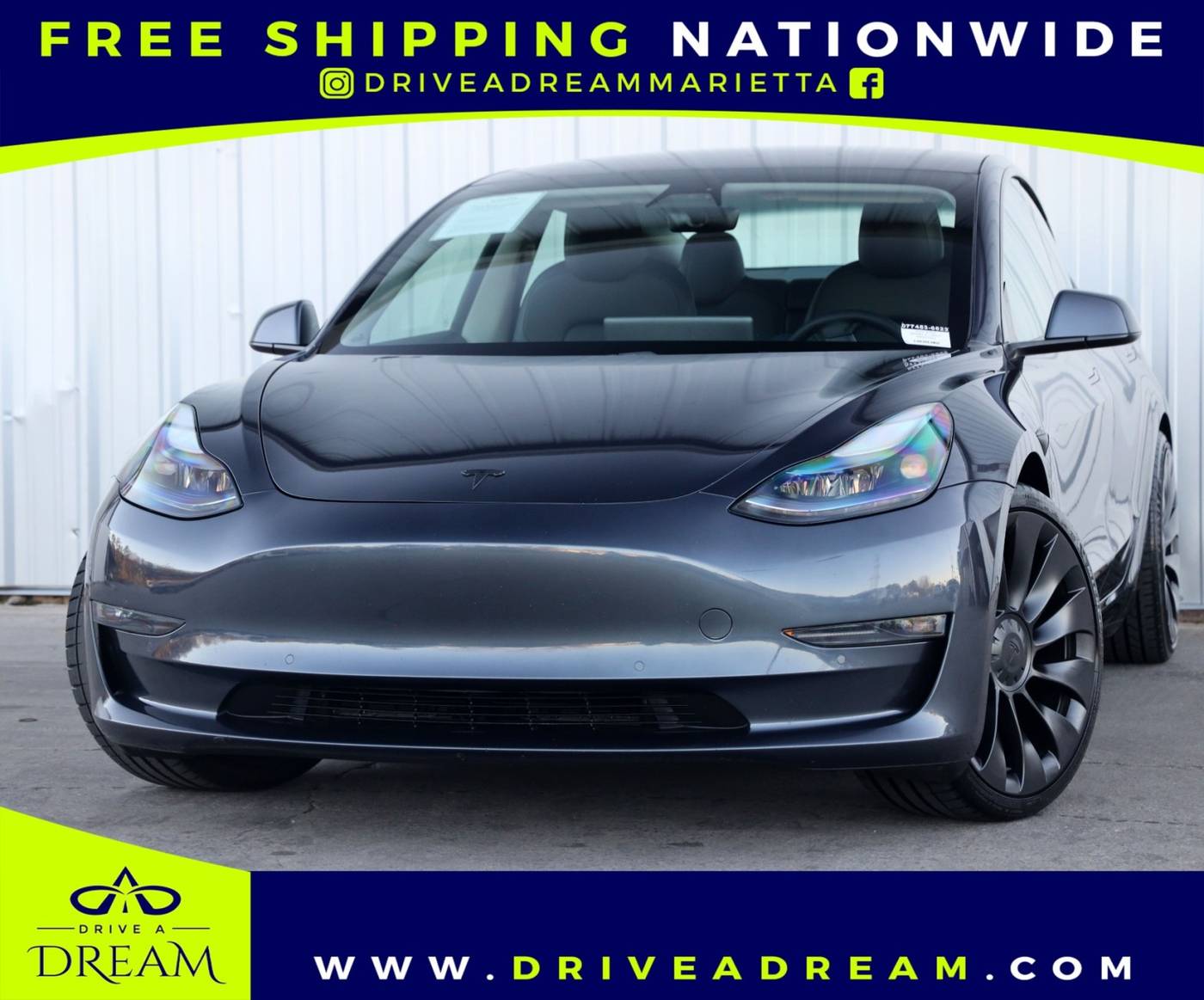 2021 Tesla Model 3 Performance — Sedan — 55,655 mi — Marietta, GA