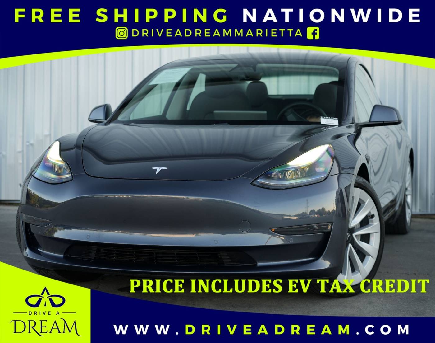 2021 Tesla Model 3 Standard Range Plus — Sedan — 36,076 mi — Marietta, GA
