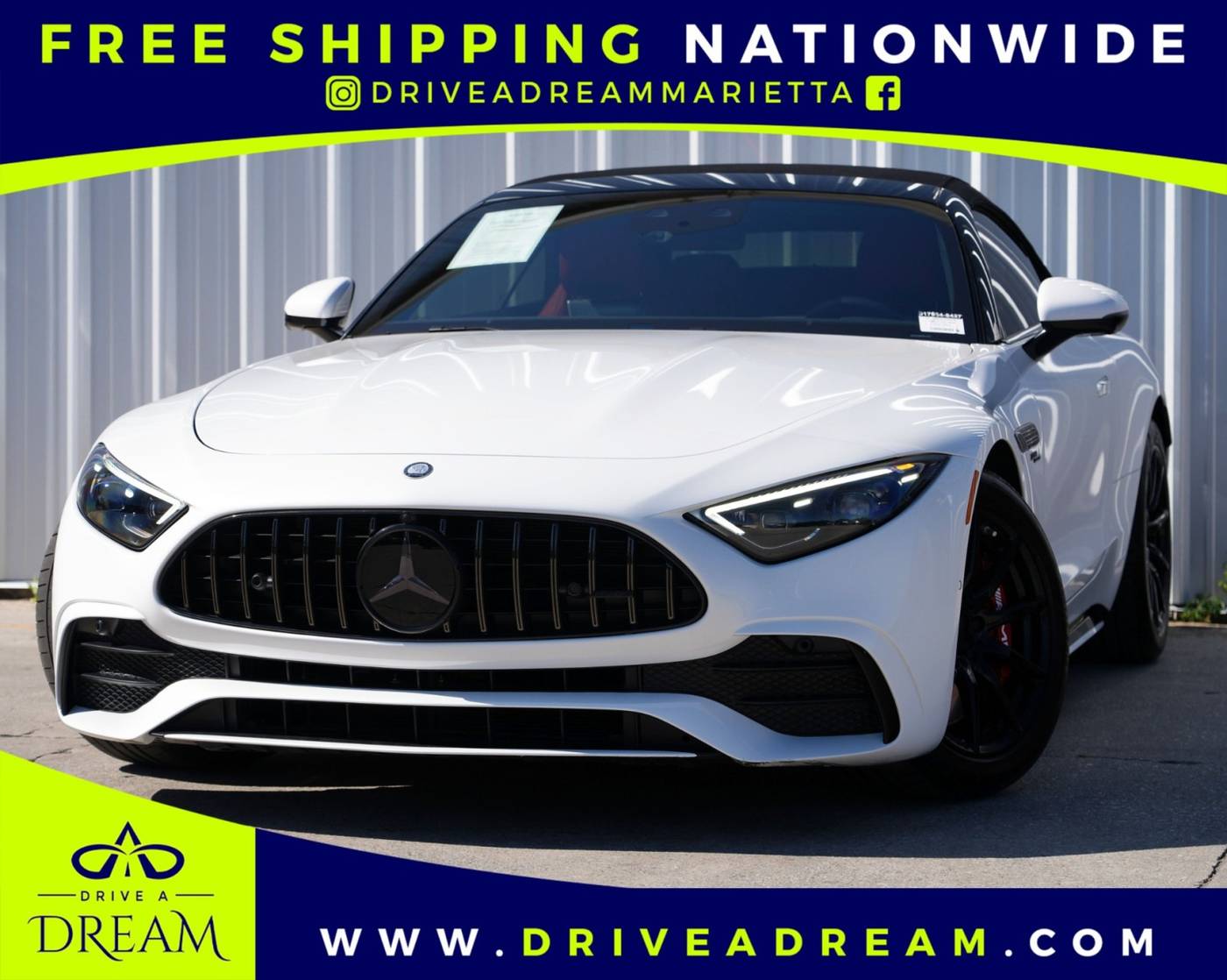 2023 Mercedes-Benz SL AMG SL 43 — Convertible — 18,455 mi — Marietta, GA