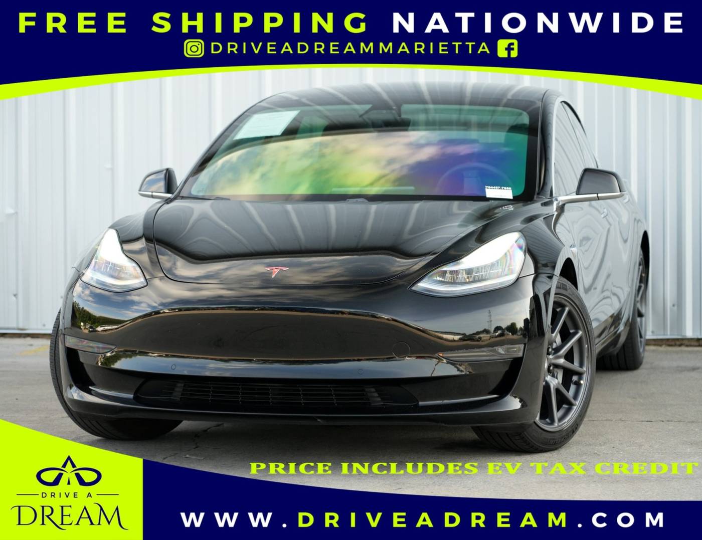2020 Tesla Model 3 Standard Range Plus — Sedan — 51,784 mi — Marietta, GA