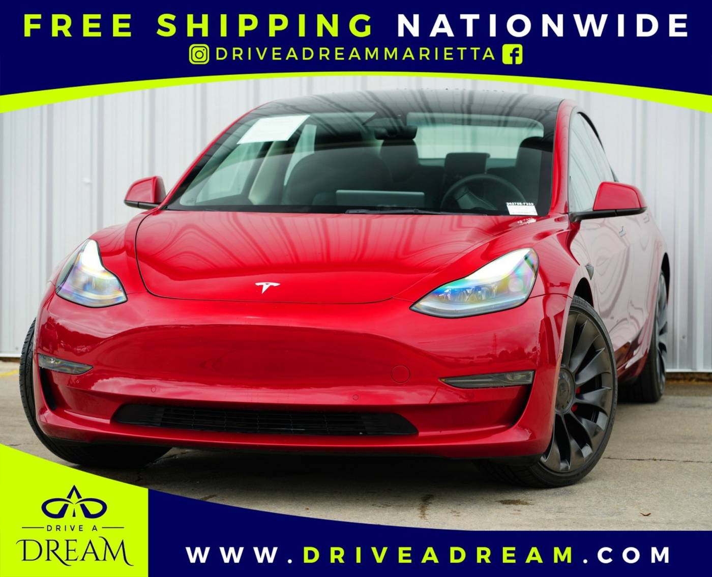2022 Tesla Model 3 Performance — Sedan — 34,075 mi — Marietta, GA