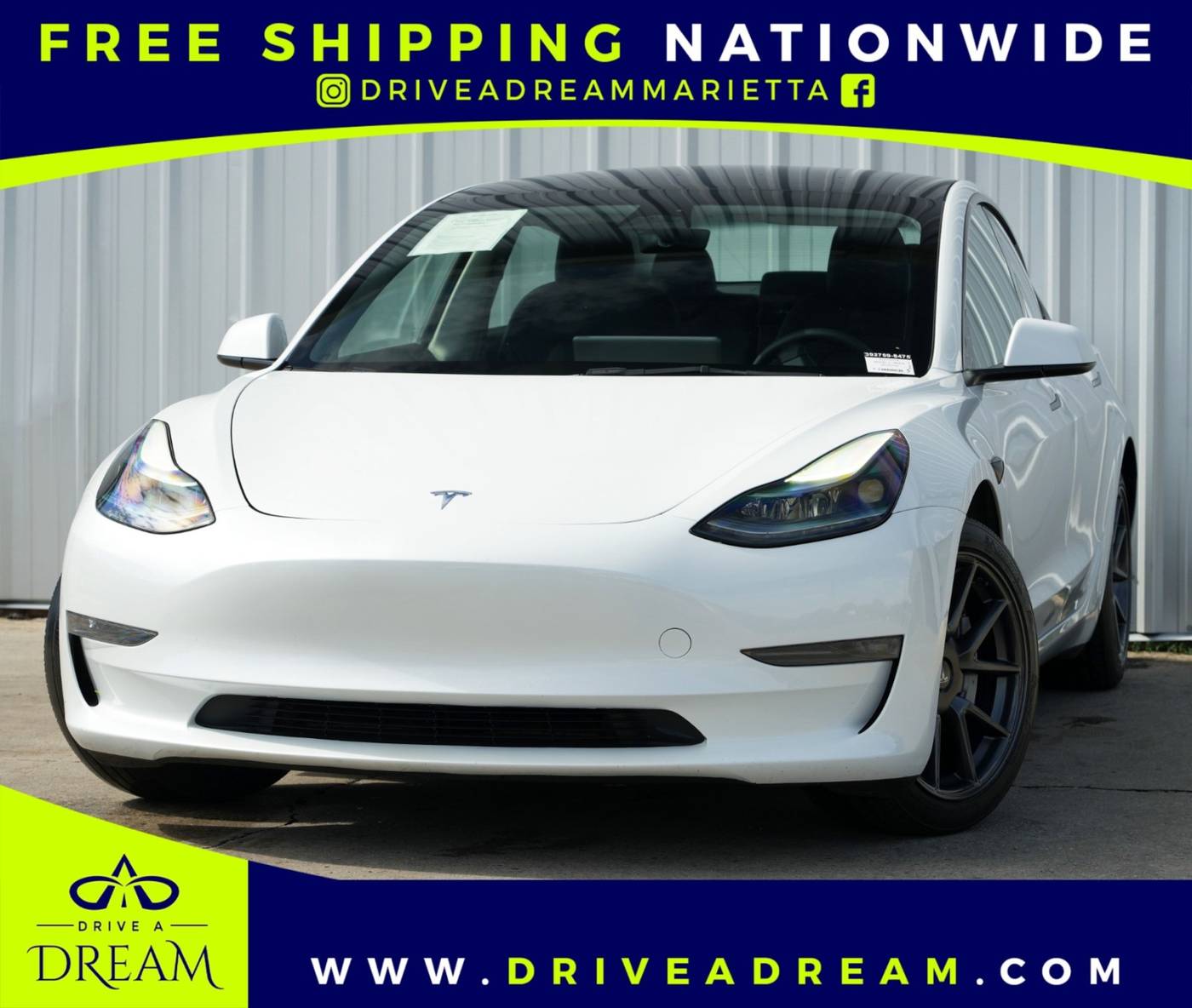 2023 Tesla Model 3 Long Range — Sedan — 56,613 mi — Marietta, GA