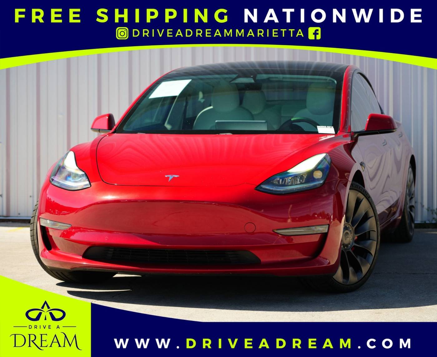 2021 Tesla Model 3 Performance — Sedan — 53,010 mi — Marietta, GA