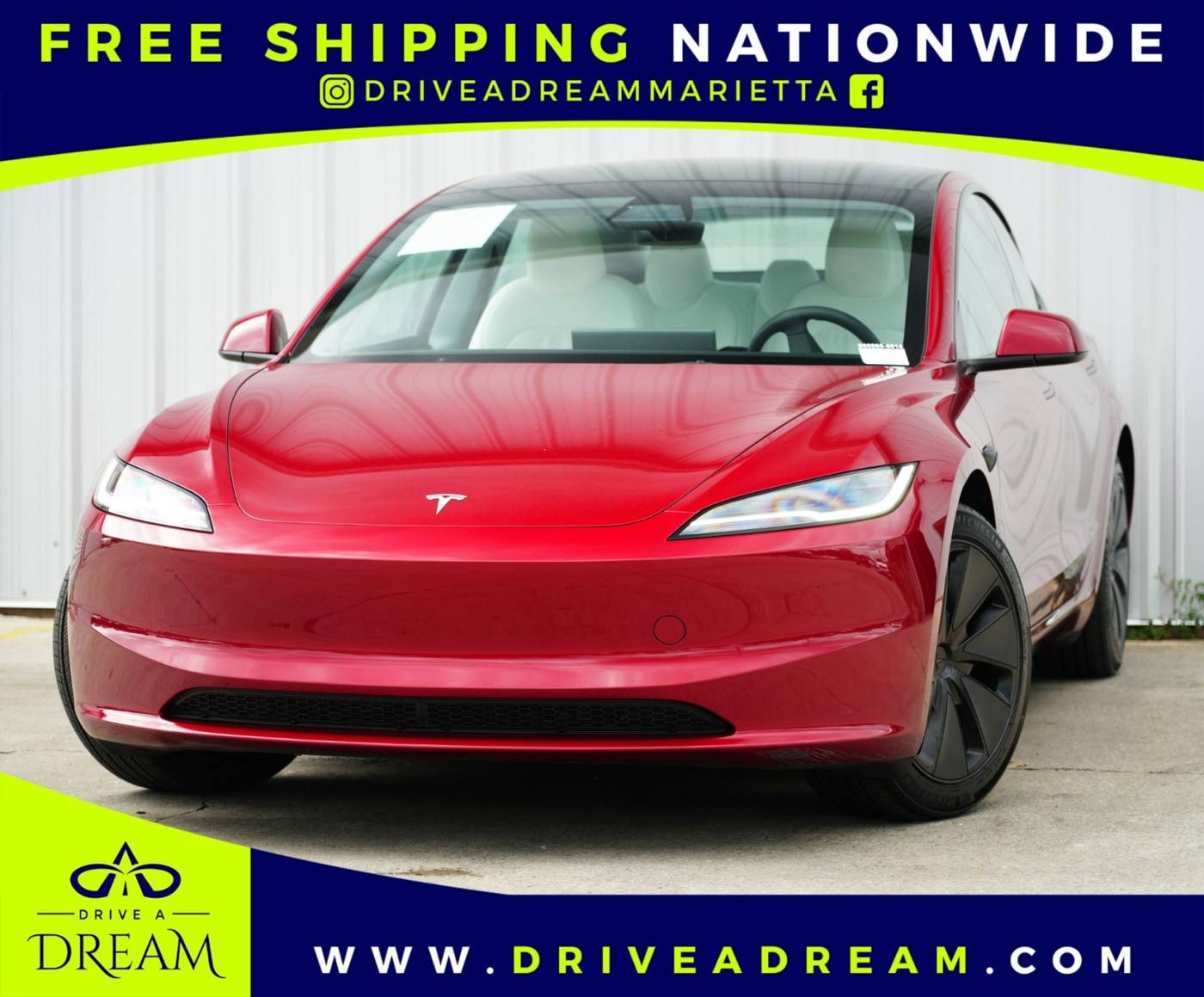 2024 Tesla Model 3 Long Range — Sedan — 3,570 mi — Marietta, GA