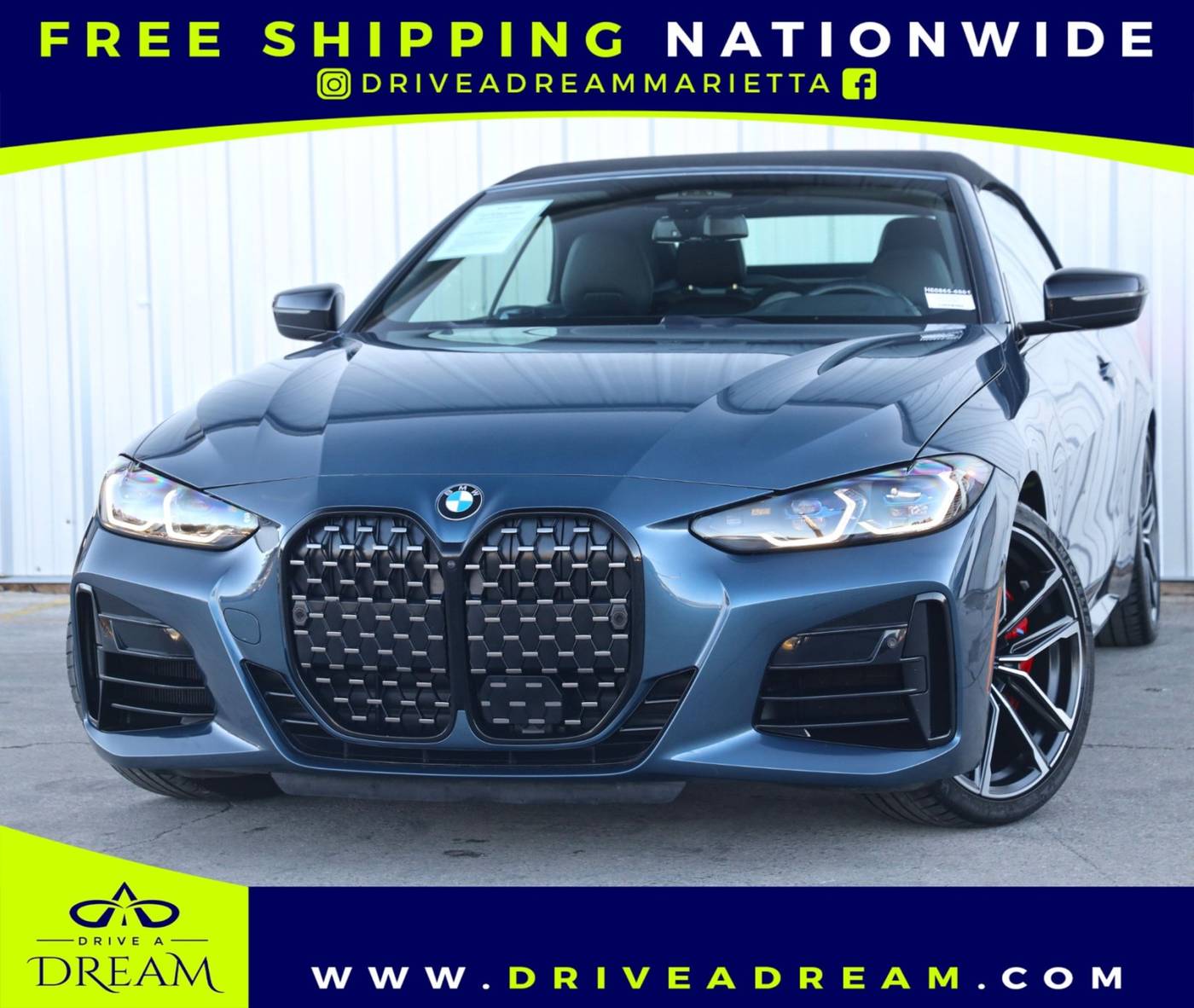 2022 BMW 4 Series M440i — Convertible — 12,652 mi — Marietta, GA