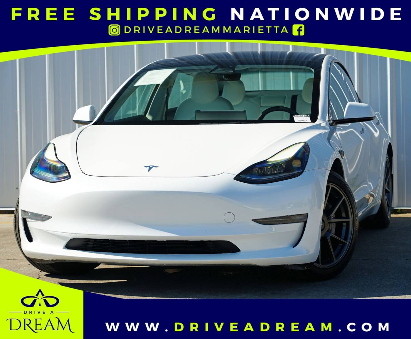 2022 Tesla Model 3 Long Range — Sedan — 40,686 mi — Marietta, GA