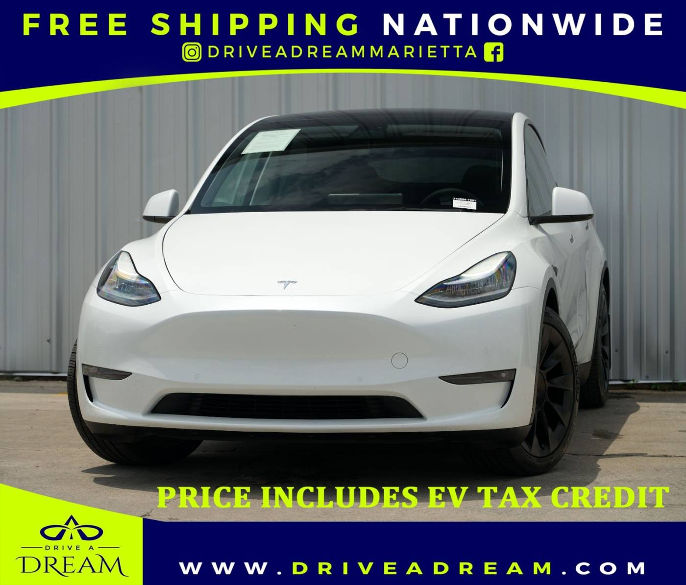 2021 Tesla Model Y Long Range — SUV — 104,449 mi — Marietta, GA