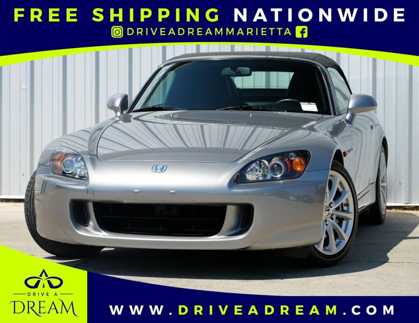 2008 Honda S2000 Base — Convertible — 41,529 mi — Marietta, GA