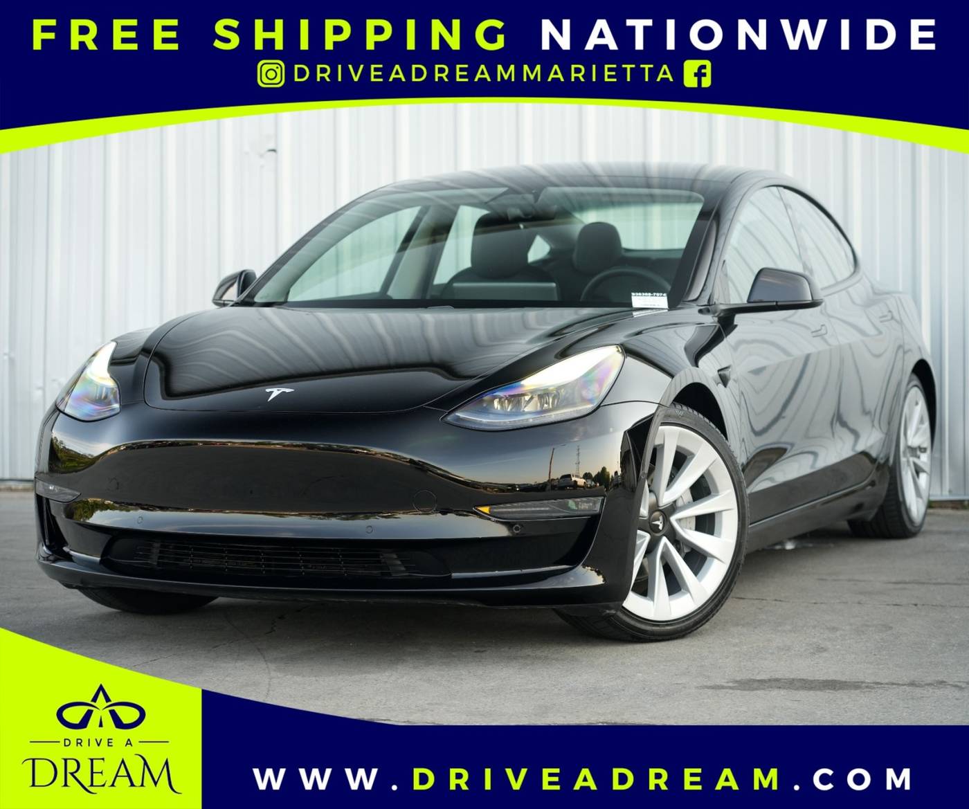 2021 Tesla Model 3 Standard Range Plus — Sedan — 56,395 mi — Marietta, GA