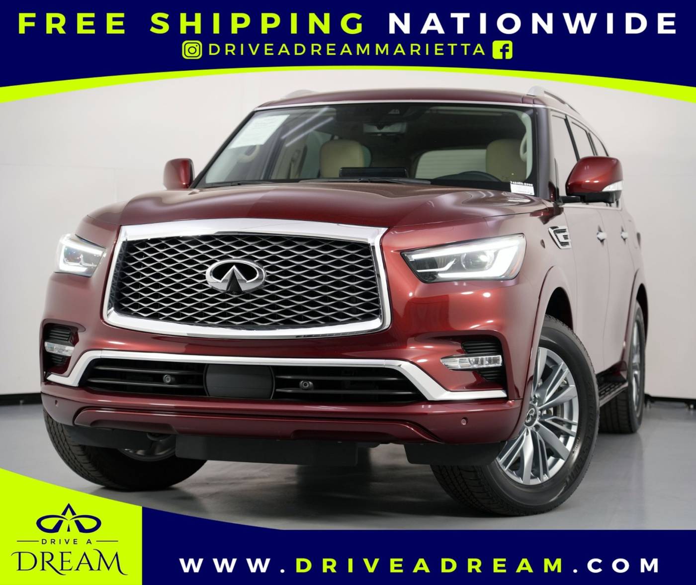 2022 INFINITI QX80 LUXE — SUV — 31,347 mi — Marietta, GA