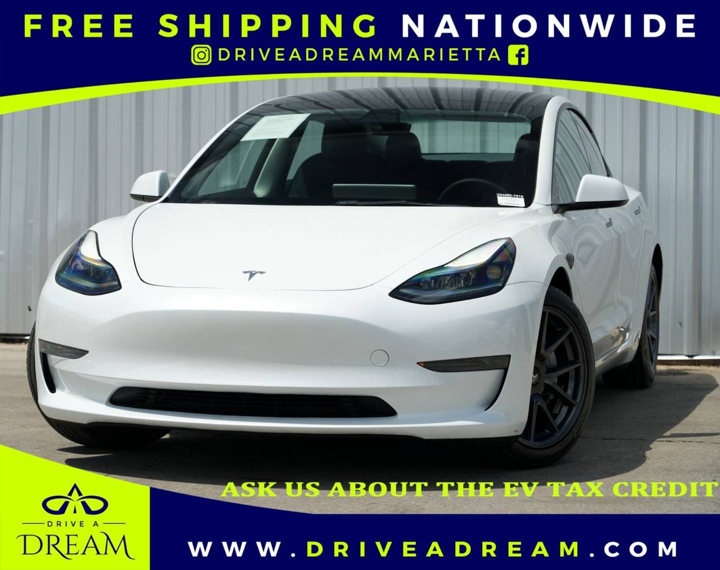 2023 Tesla Model 3 Model 3 — Sedan — 18,871 mi — Marietta, GA