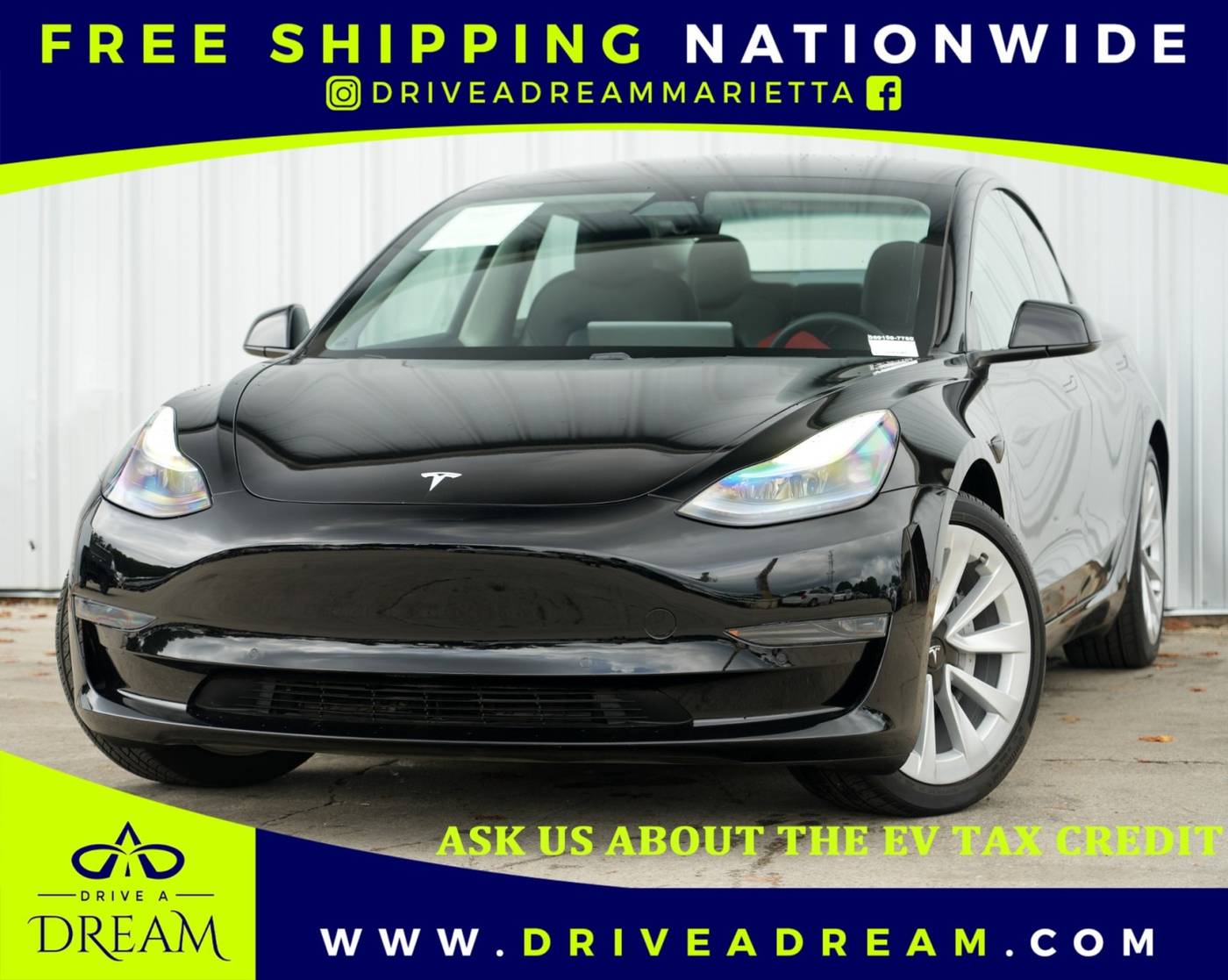 2021 Tesla Model 3 Standard Range Plus — Sedan — 34,513 mi — Marietta, GA