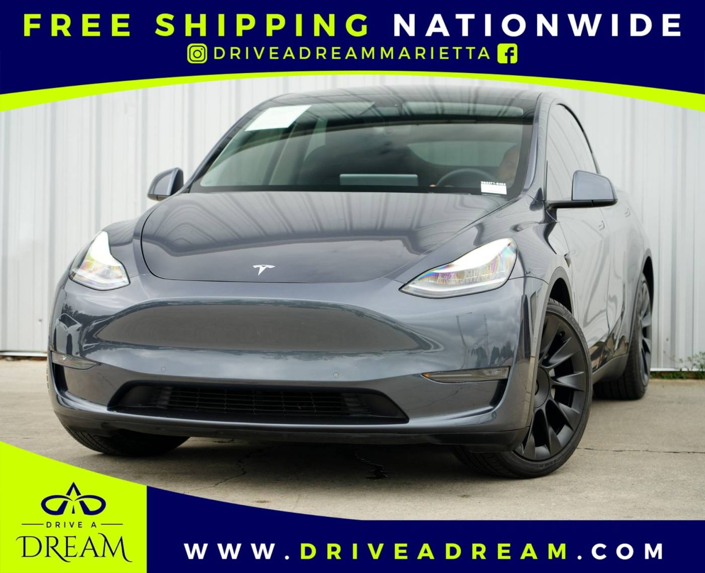 2021 Tesla Model Y Long Range — SUV — 44,635 mi — Marietta, GA