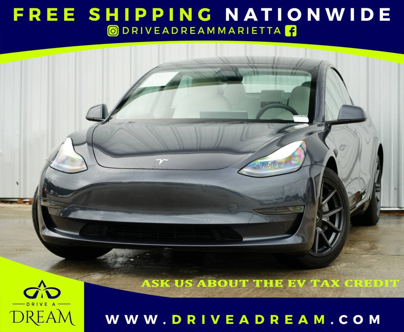2022 Tesla Model 3 Standard Range Plus — Sedan — 23,204 mi — Marietta, GA
