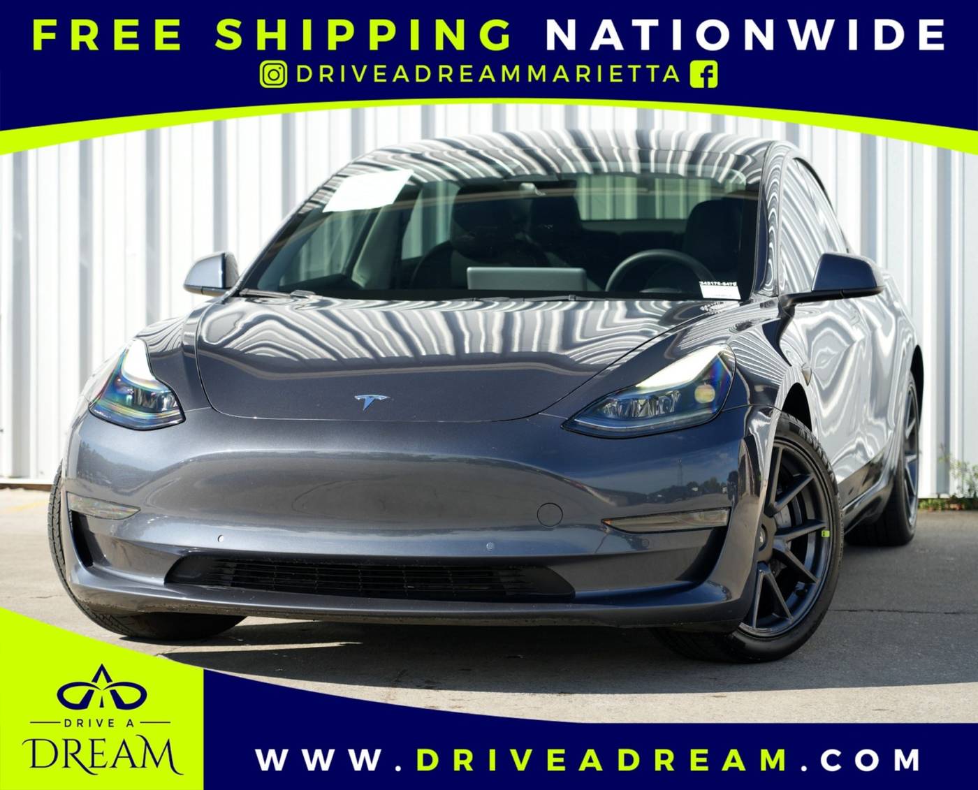 2022 Tesla Model 3 Standard Range Plus — Sedan — 48,232 mi — Marietta, GA