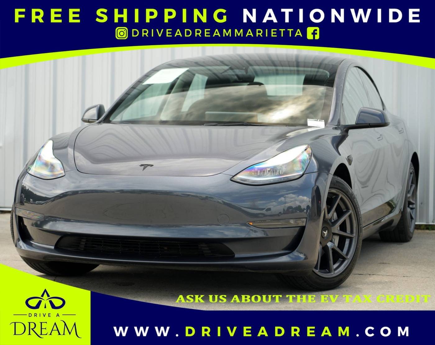2023 Tesla Model 3 Model 3 — Sedan — 21,786 mi — Marietta, GA