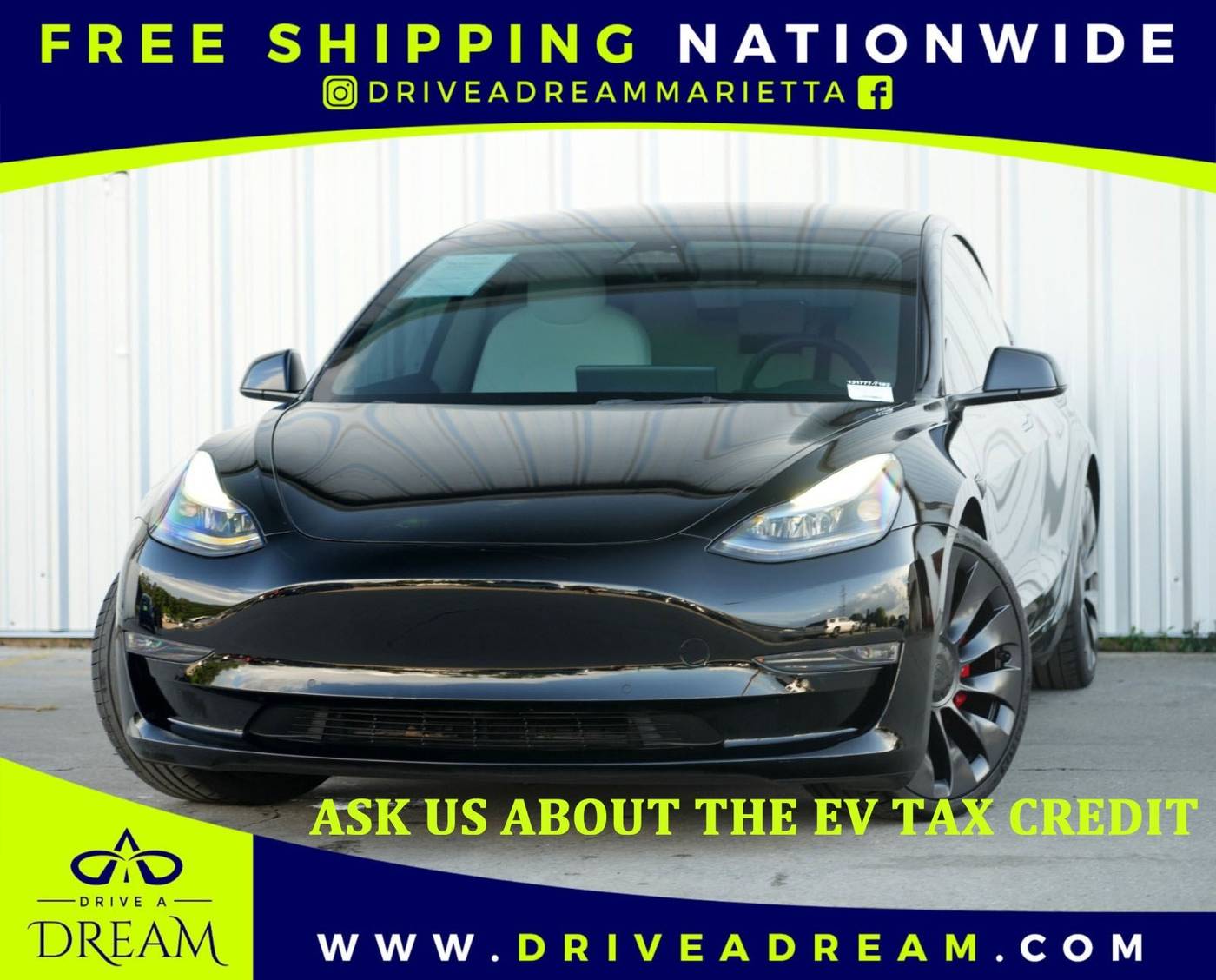 2022 Tesla Model 3 Performance — Sedan — 51,230 mi — Marietta, GA