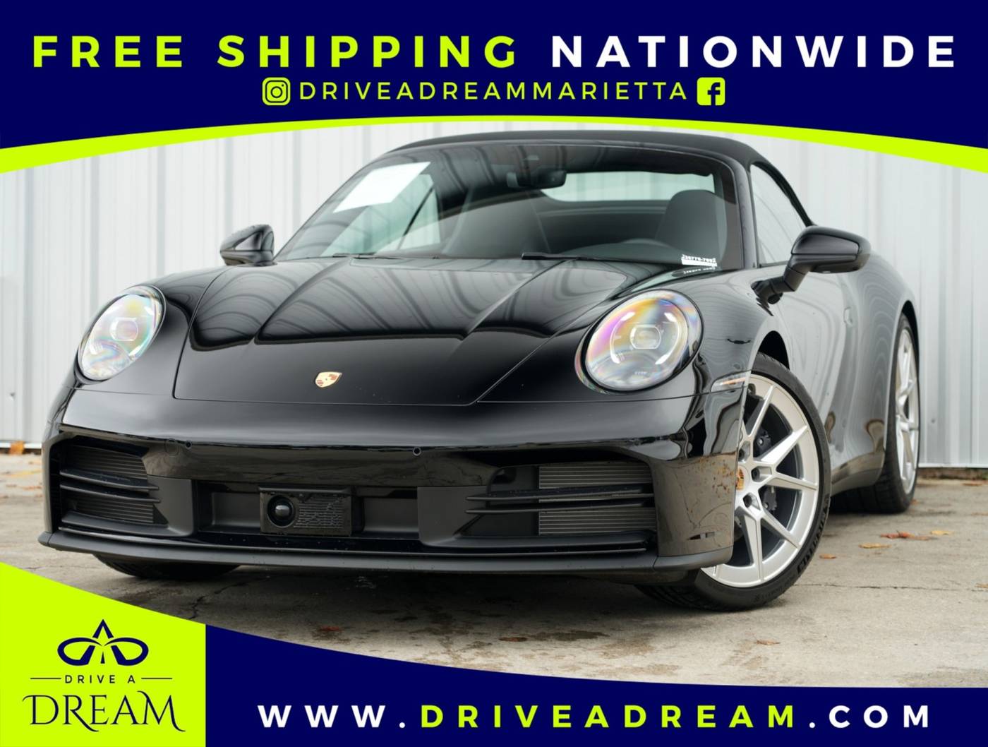 2025 Porsche 911 Carrera — Convertible — 1,828 mi — Marietta, GA