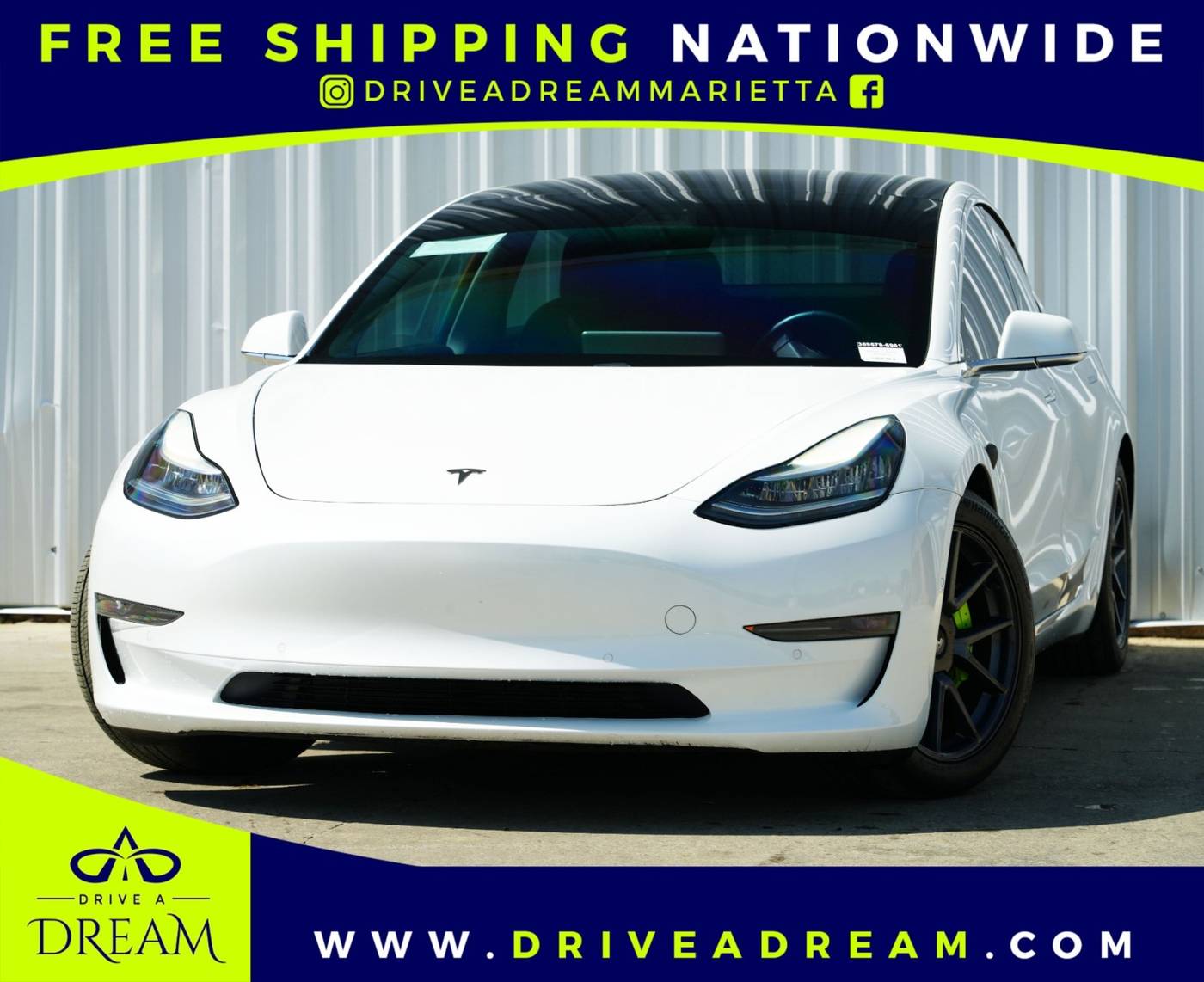 2019 Tesla Model 3 Long Range — Sedan — 73,299 mi — Marietta, GA