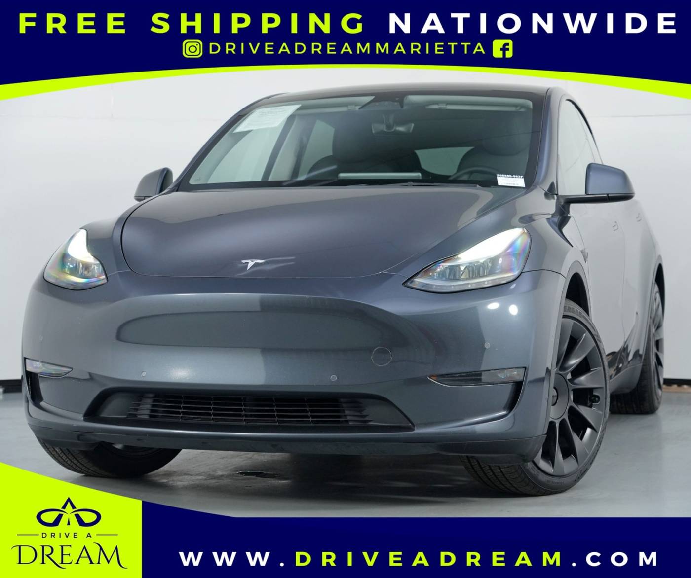 2022 Tesla Model Y Long Range — SUV — 52,677 mi — Marietta, GA