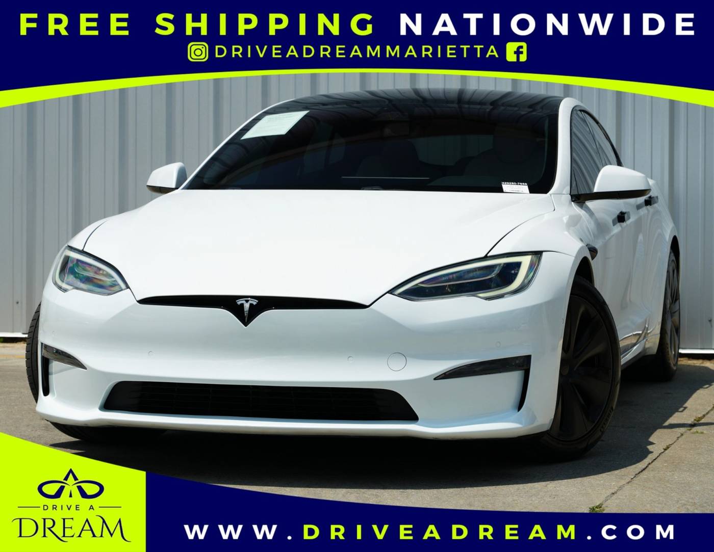 2021 Tesla Model S Long Range — Hatchback — 39,436 mi — Marietta, GA