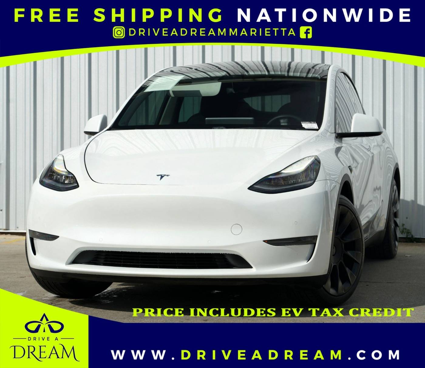 2020 Tesla Model Y Long Range — SUV — 74,824 mi — Marietta, GA