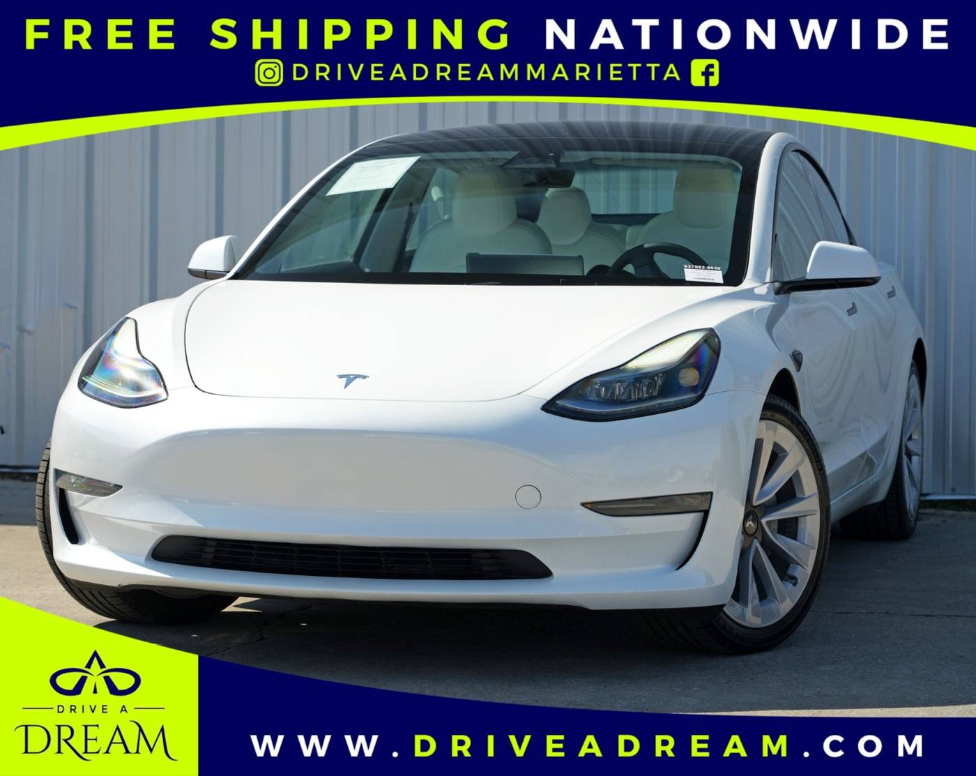2023 Tesla Model 3 Long Range — Sedan — 38,161 mi — Marietta, GA