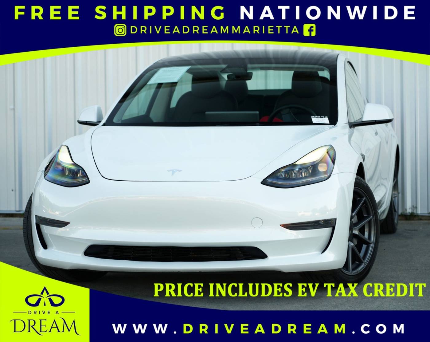 2023 Tesla Model 3 Model 3 — Sedan — 42,732 mi — Marietta, GA