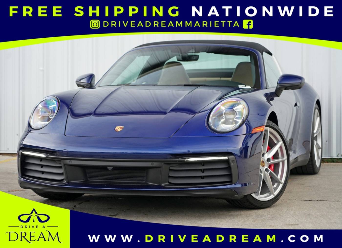 2022 Porsche 911 Targa 4S — Coupe — 10,290 mi — Marietta, GA