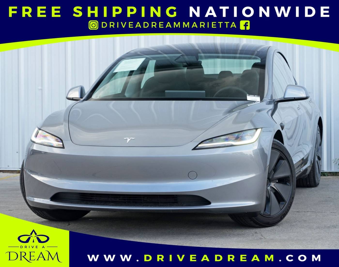 2025 Tesla Model 3 Long Range — Sedan — 1,987 mi — Marietta, GA