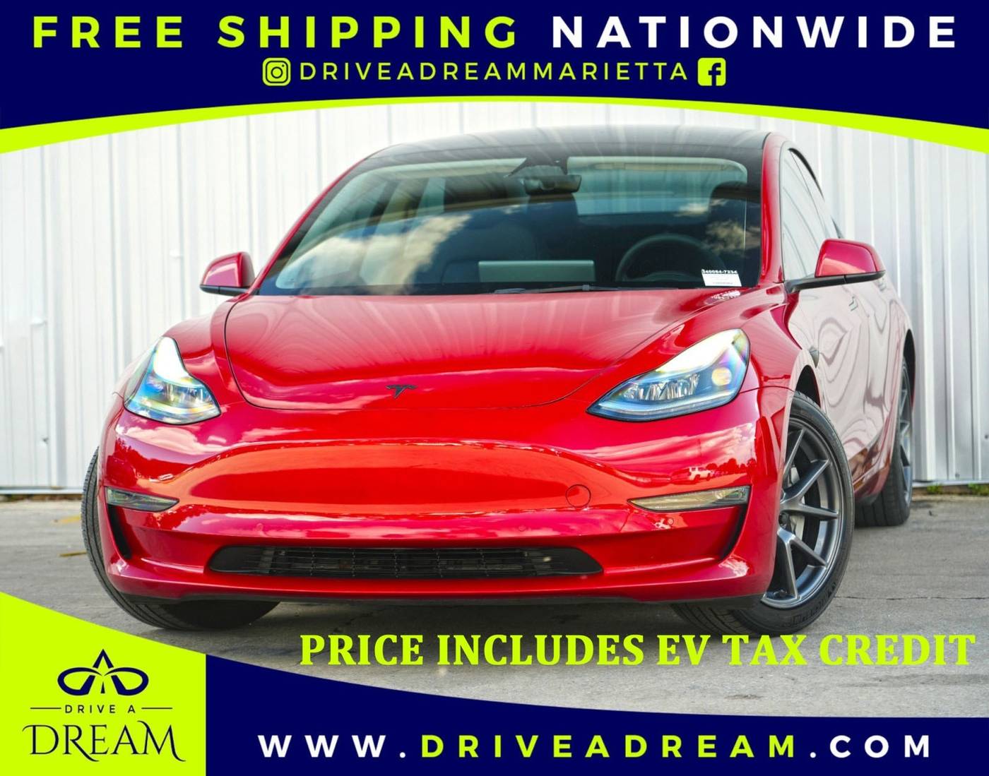 2022 Tesla Model 3 Standard Range Plus — Sedan — 25,164 mi — Marietta, GA