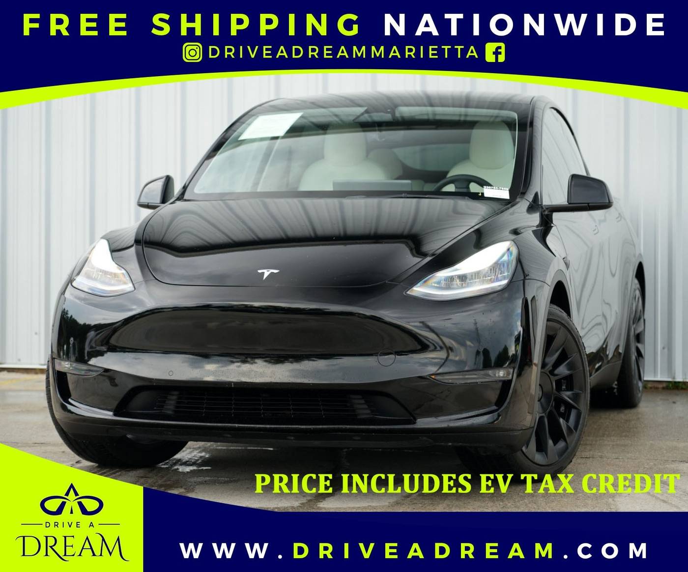 2021 Tesla Model Y Long Range — SUV — 62,486 mi — Marietta, GA