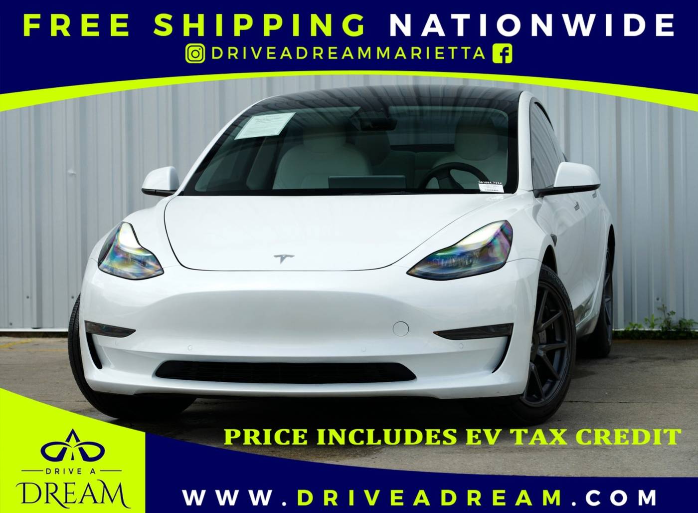2022 Tesla Model 3 Standard Range Plus — Sedan — 29,786 mi — Marietta, GA