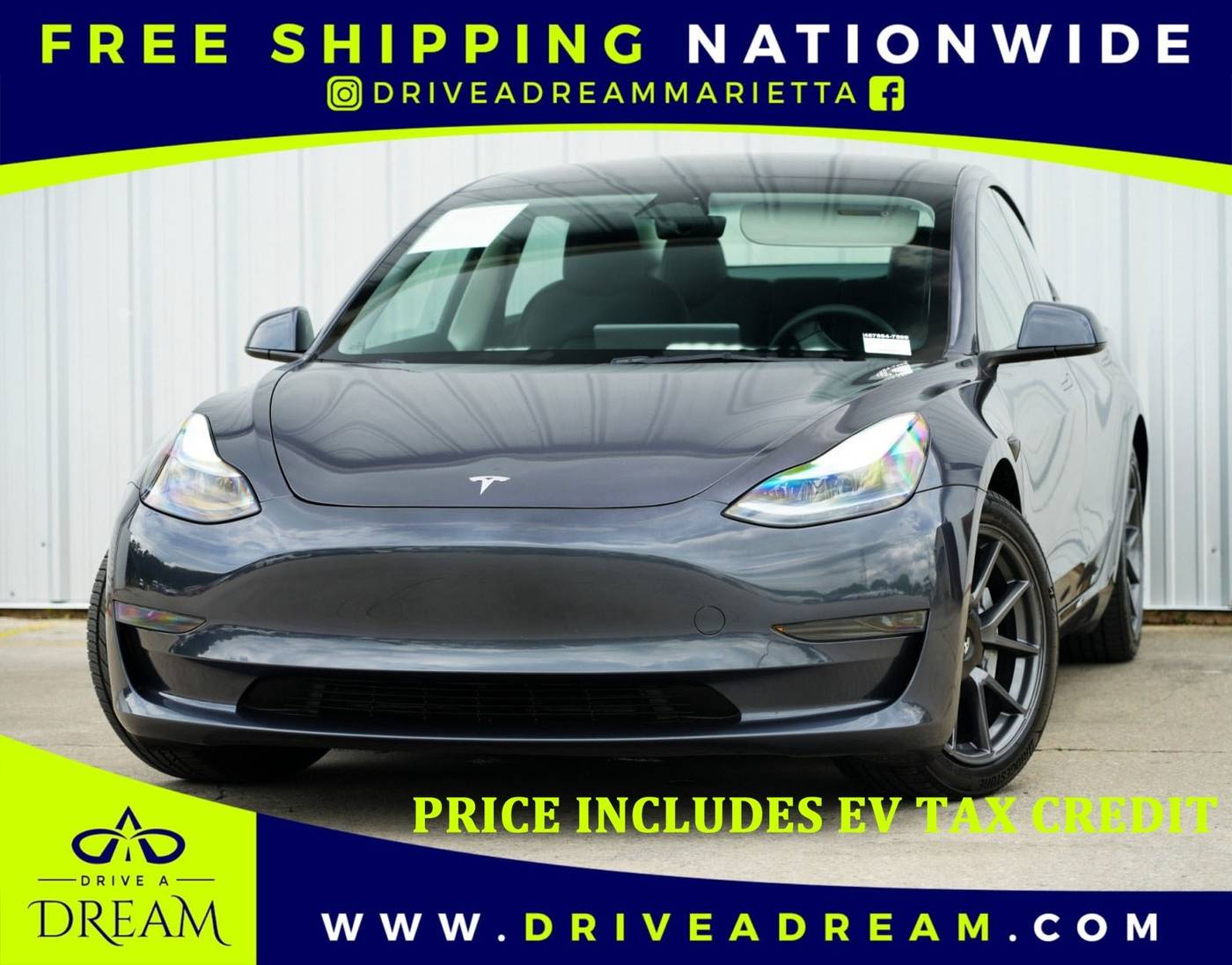 2023 Tesla Model 3 Model 3 — Sedan — 38,132 mi — Marietta, GA