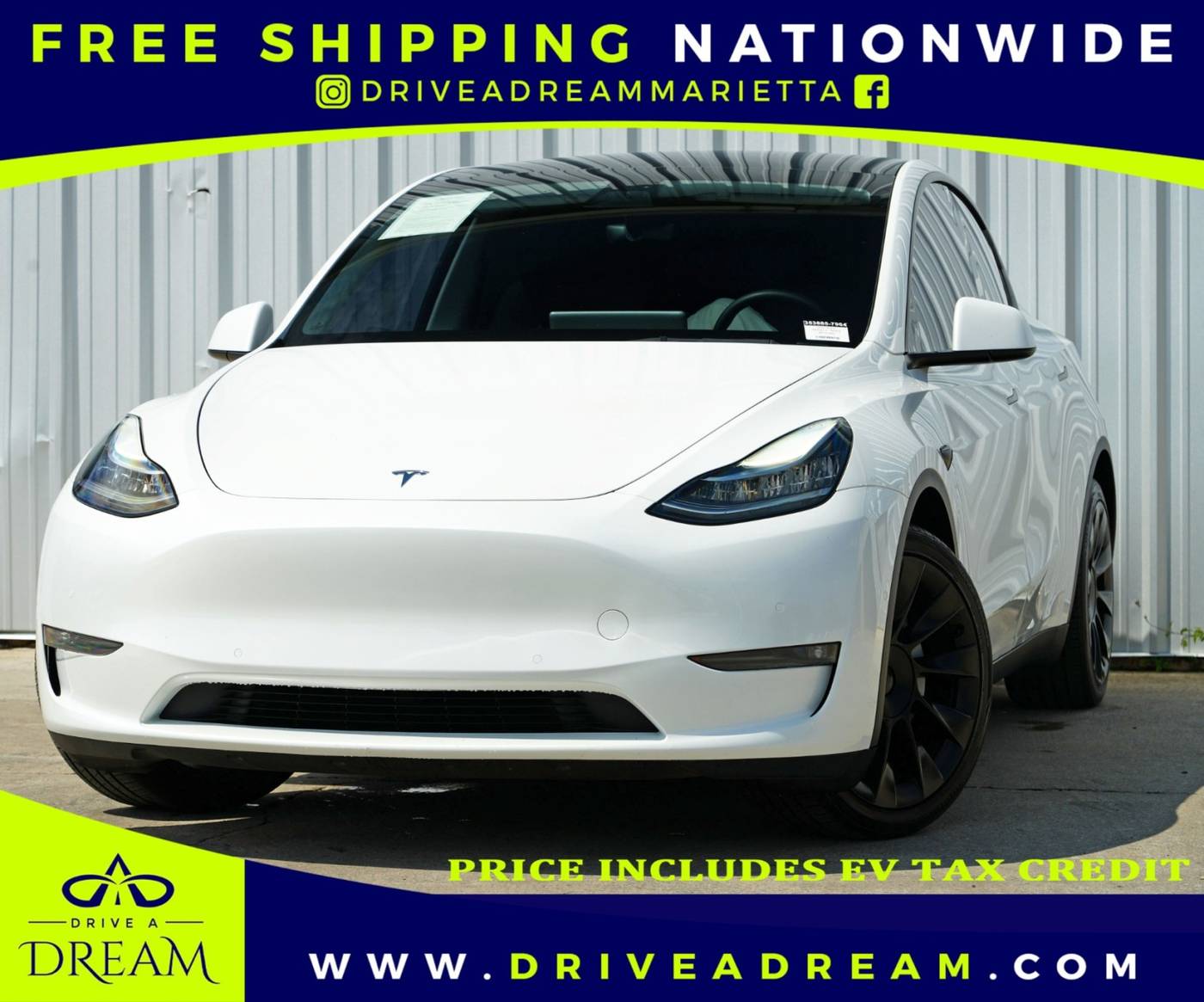 2022 Tesla Model Y Long Range — SUV — 53,162 mi — Marietta, GA