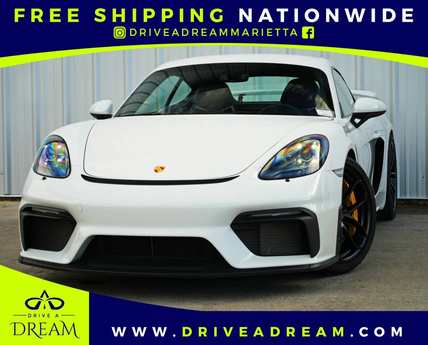 2022 Porsche 718 Cayman GT4 — Coupe — 3,177 mi — Marietta, GA
