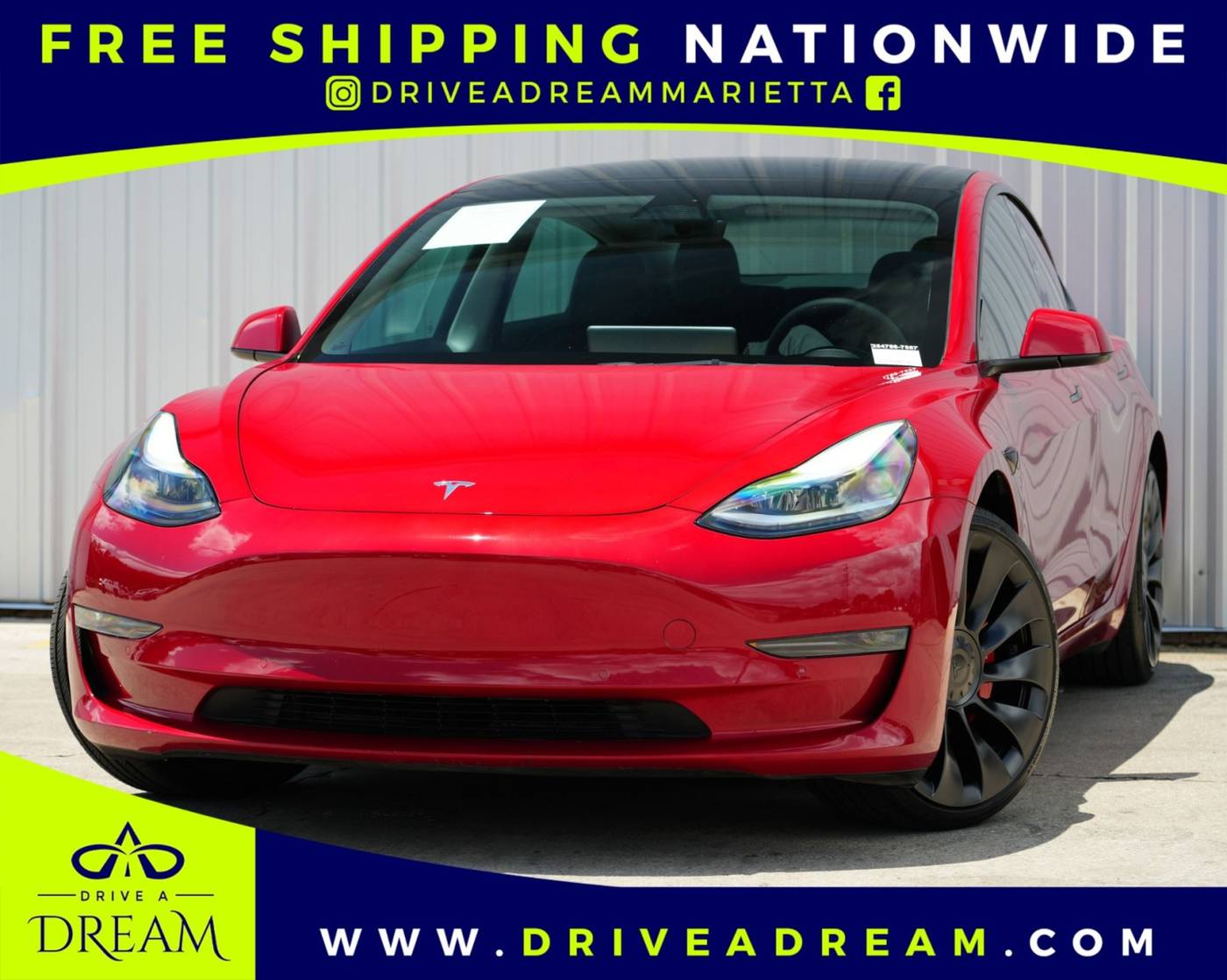 2022 Tesla Model 3 Performance — Sedan — 35,762 mi — Marietta, GA
