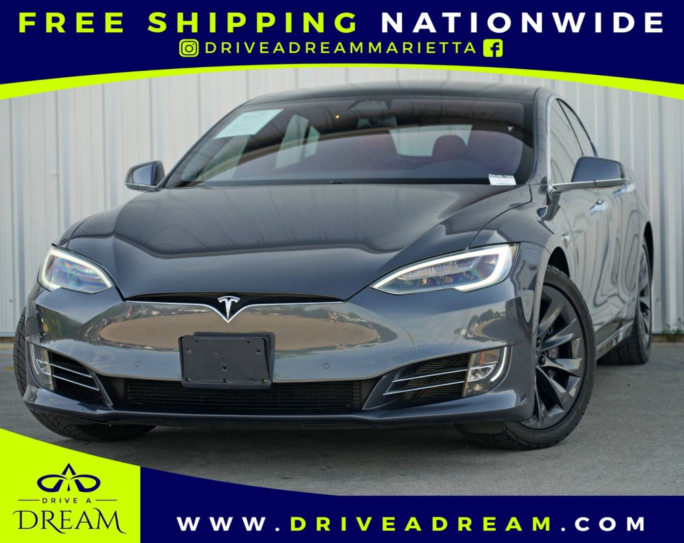 2018 Tesla Model S 100D — Hatchback — 90,614 mi — Marietta, GA