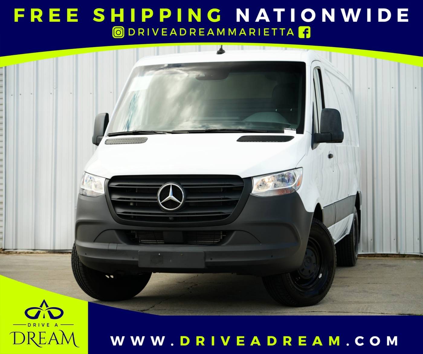 2023 Mercedes-Benz Sprinter Cargo Van 1500 — Cargo Van — 3,282 mi — Marietta, GA
