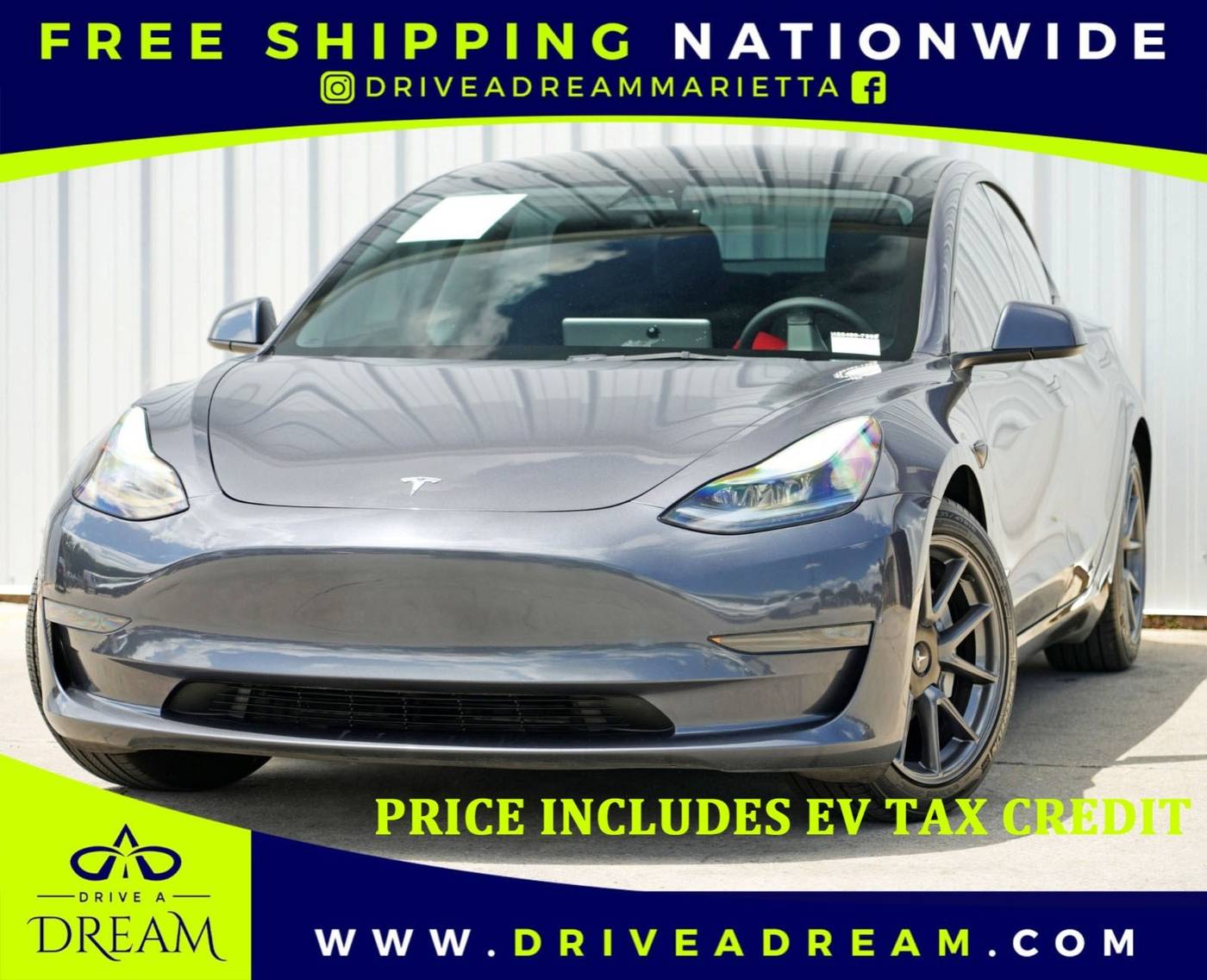2023 Tesla Model 3 Model 3 — Sedan — 50,632 mi — Marietta, GA