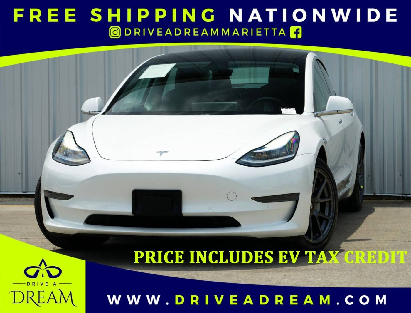 2020 Tesla Model 3 Standard Range Plus — Sedan — 48,105 mi — Marietta, GA