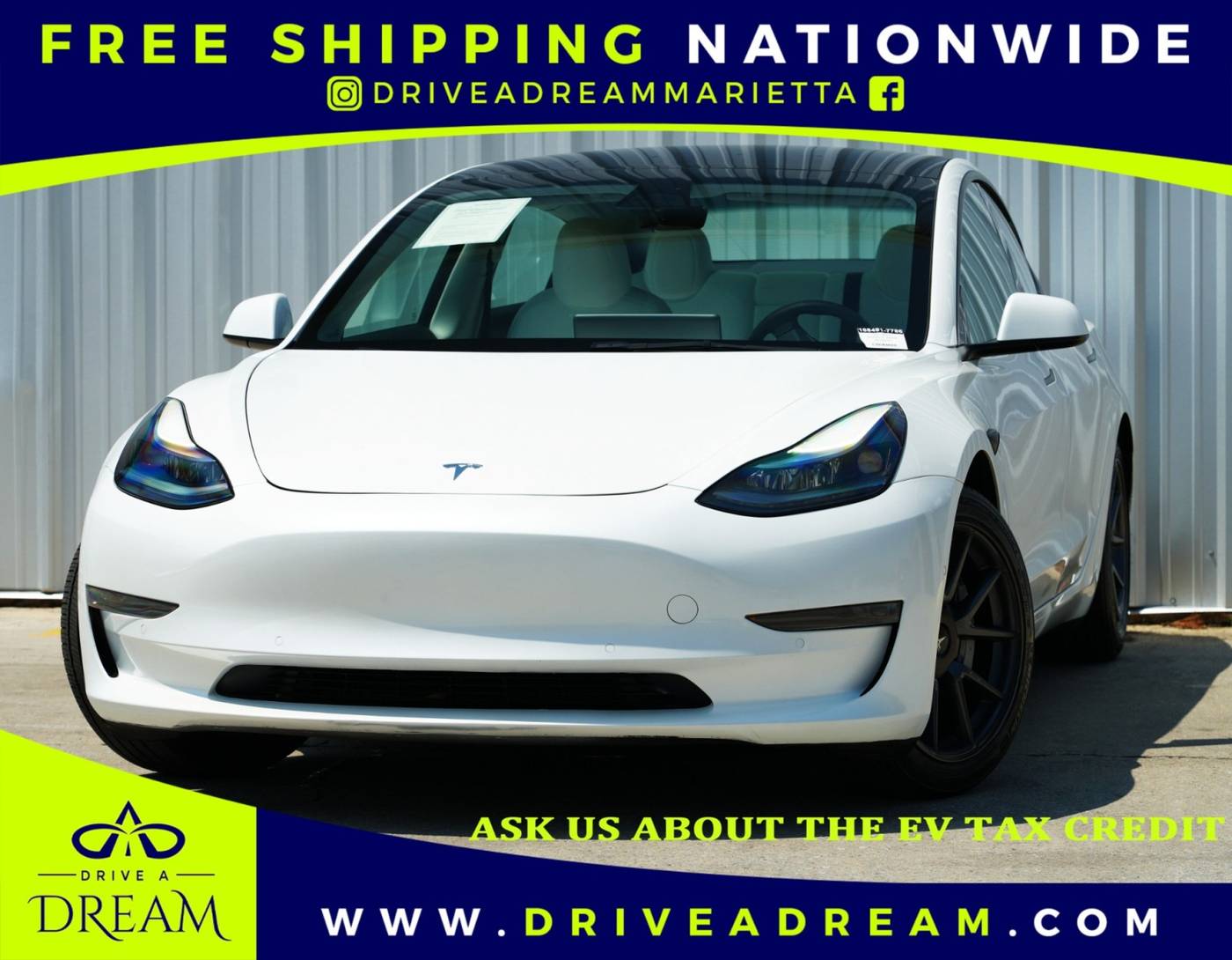 2022 Tesla Model 3 Standard Range Plus — Sedan — 22,377 mi — Marietta, GA