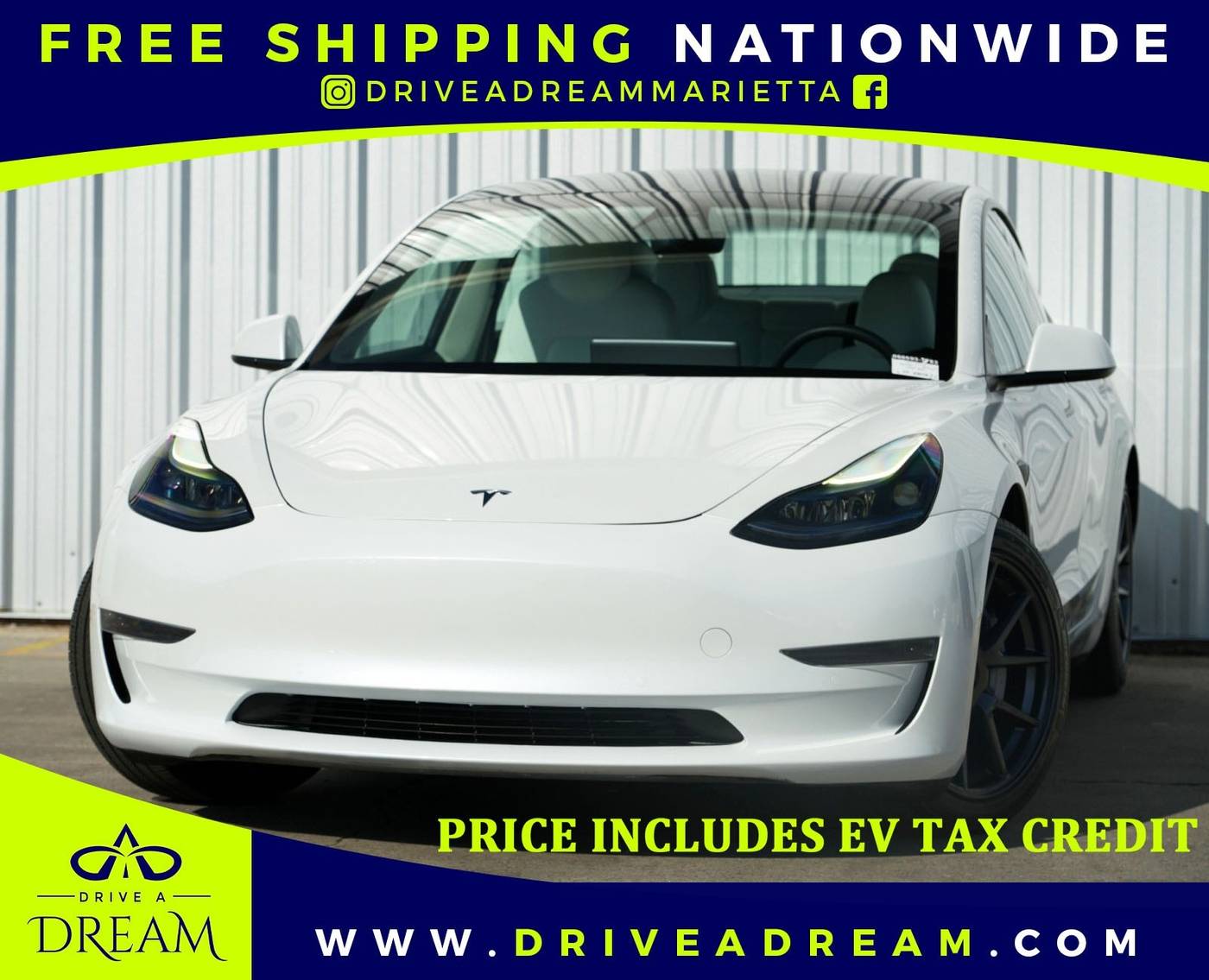 2021 Tesla Model 3 Standard Range Plus — Sedan — 46,475 mi — Marietta, GA