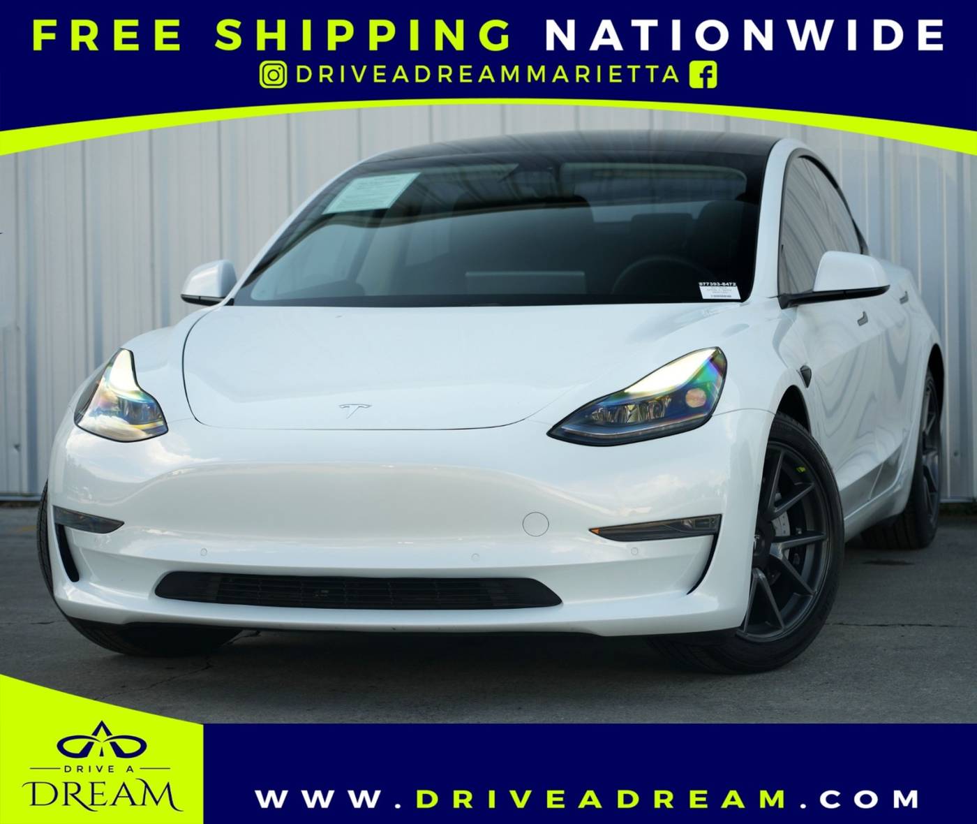 2021 Tesla Model 3 Standard Range Plus — Sedan — 64,956 mi — Marietta, GA