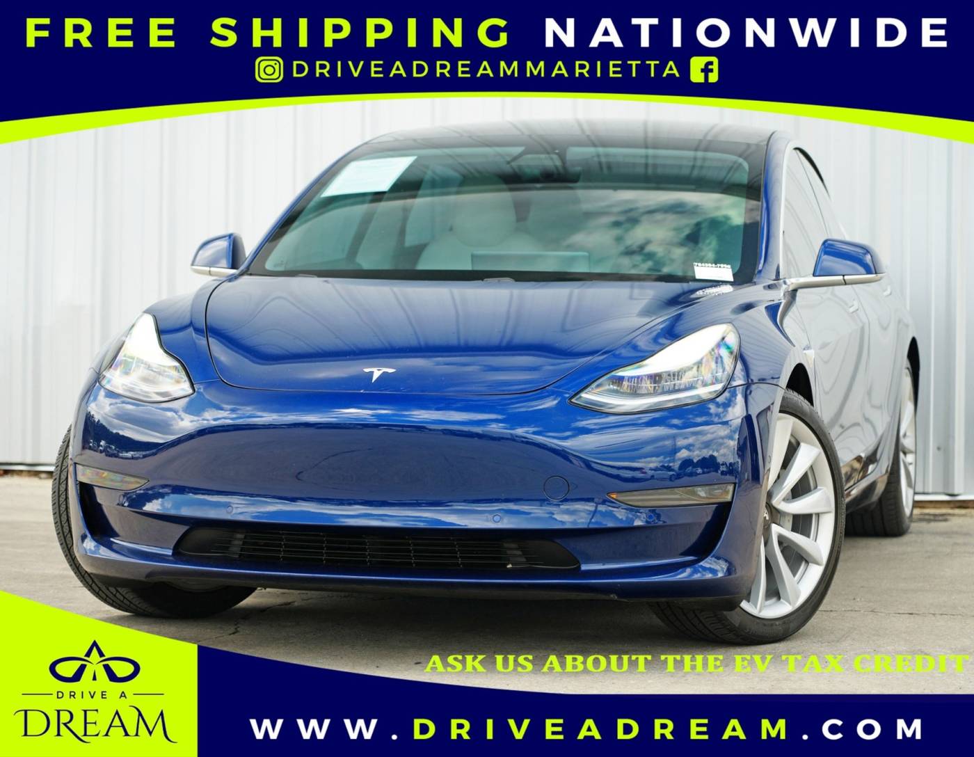 2020 Tesla Model 3 Standard Range Plus — Sedan — 59,385 mi — Marietta, GA