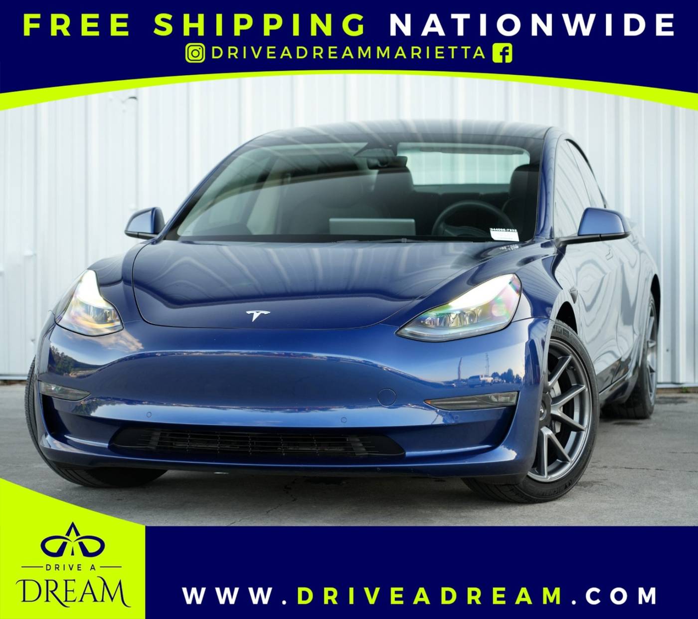 2022 Tesla Model 3 Long Range — Sedan — 27,969 mi — Marietta, GA