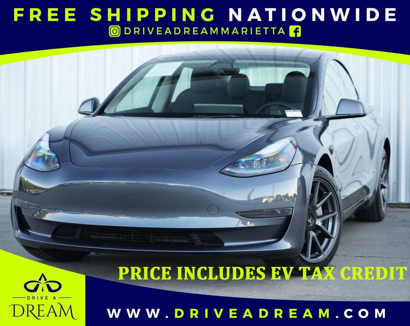 2023 Tesla Model 3 Model 3 — Sedan — 10,912 mi — Marietta, GA