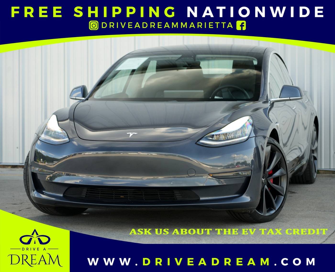2020 Tesla Model 3 Performance — Sedan — 38,264 mi — Marietta, GA